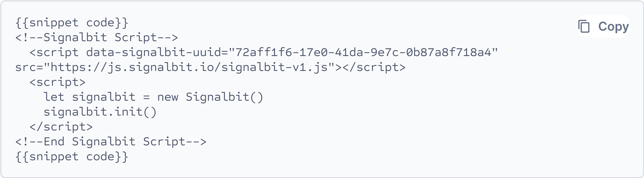 Script Snippet
